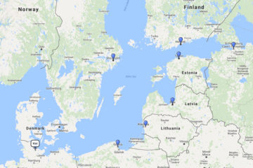 Costa Cruises, Scandinavia & Baltic Sea Cruise from Kiel 11d route
