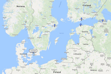 Disney Cruises, Scandinavia and Baltic from Copenhagen 7d route