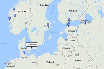 MSC Cruises, Baltic, Scandinavia and Norway from Copenhagen 14d route 2