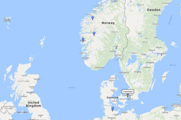 7-Day Norwegian Fjords cruise from Copenhagen on board MSC Preziosa route