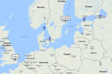 Silversea Cruises, Baltic & Scandinavia cruise from Stockholm 10d route