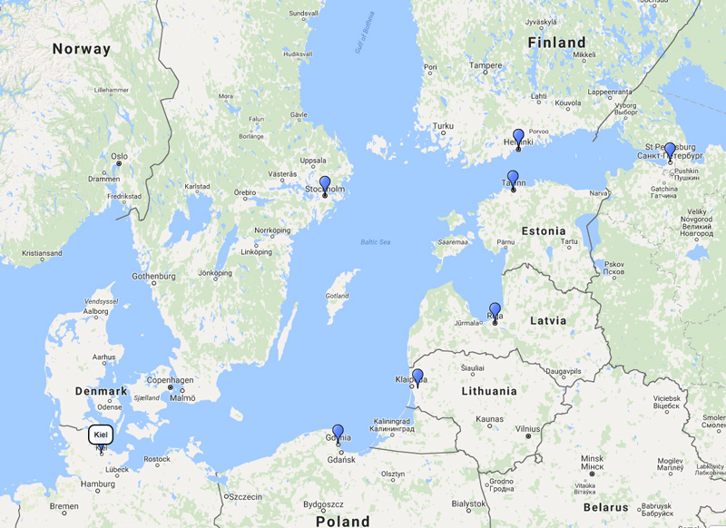 Costa Cruises Scandinavia Baltic Sea Cruise From Kiel 22 Aug 2018