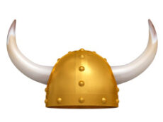 Vikings horned helmets